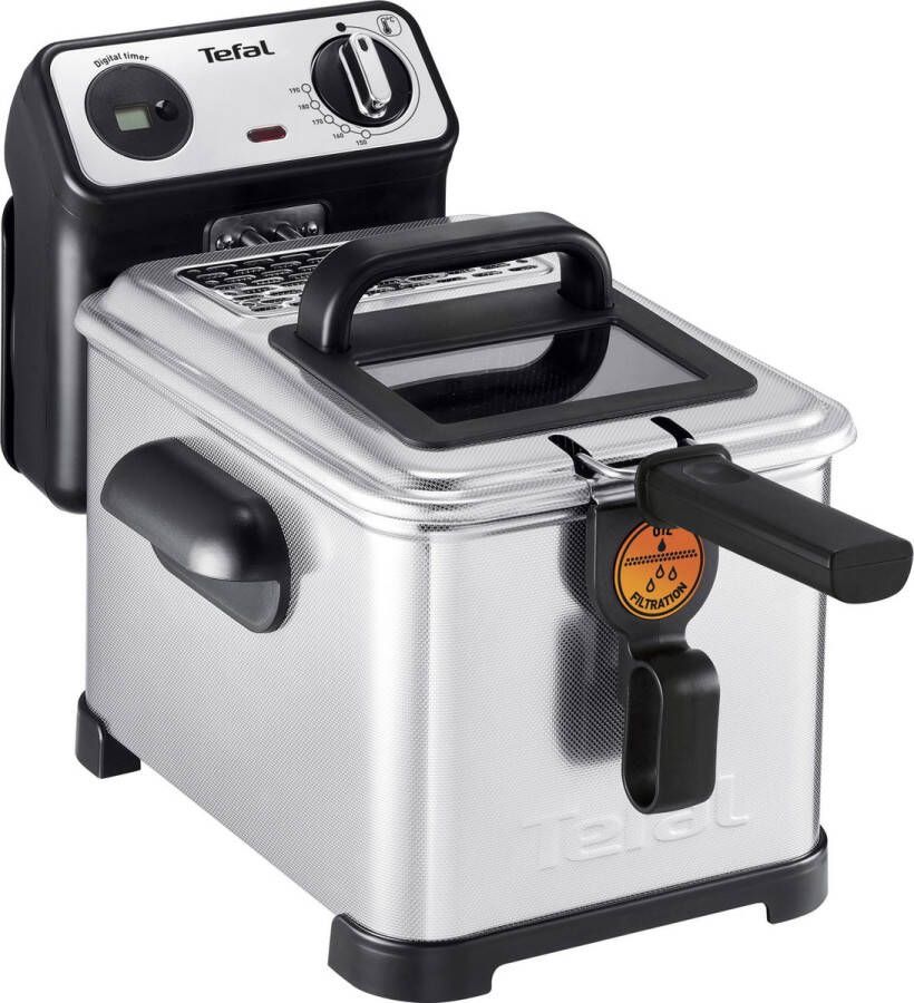Tefal Filtra Pro Inox & Design FR5111 Frituurpan 3L 2100W Koude Zone RVS Anti-geurfilter - Foto 2