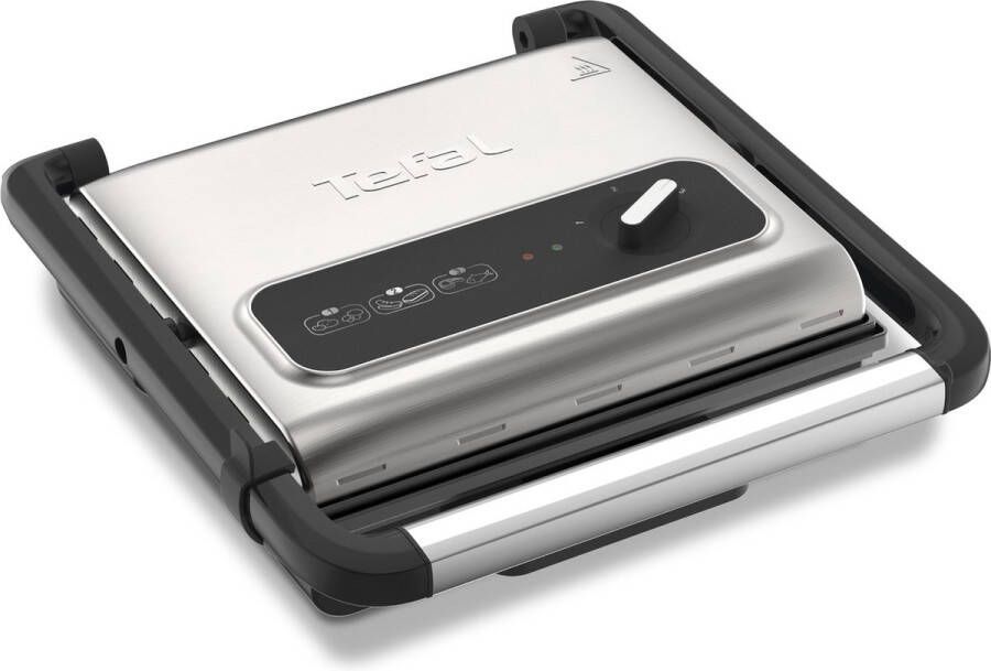 Tefal Contactgrill GC242D Inicio Grill Adjust regelbare thermostaat met 3 standen bakplaten met antiaanbaklaag - Foto 9
