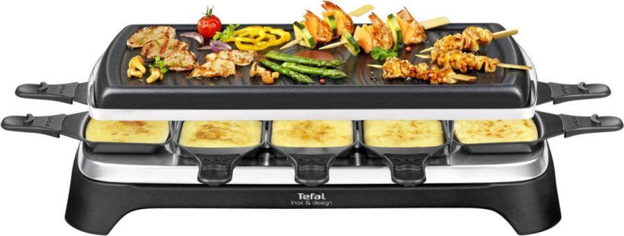 Tefal Inox & Design RE4588 Gourmetset 10 Pannetjes RVS Geschikt voor 10 Personen Anti-aanbaklaag - Foto 2