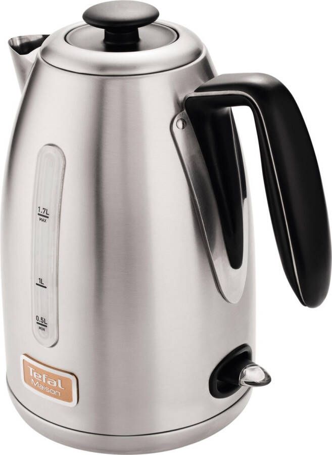 Tefal Maison Inox KI260810 waterkoker 1 7 l 3000 W Zwart Roestvrijstaal