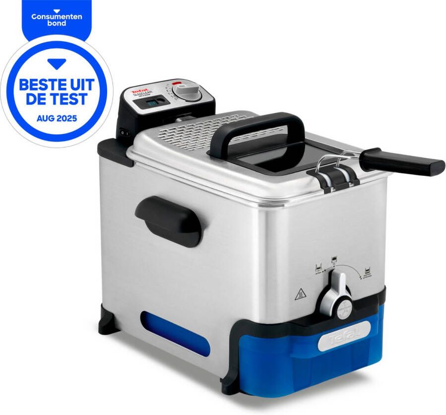 Tefal Oleoclean Pro Inox & Design FR8040 Koude zone frituurpan 3 5 L 2300W Oliefiltersysteem Beste uit de test consumentenbond Augustus 2025 - Foto 7