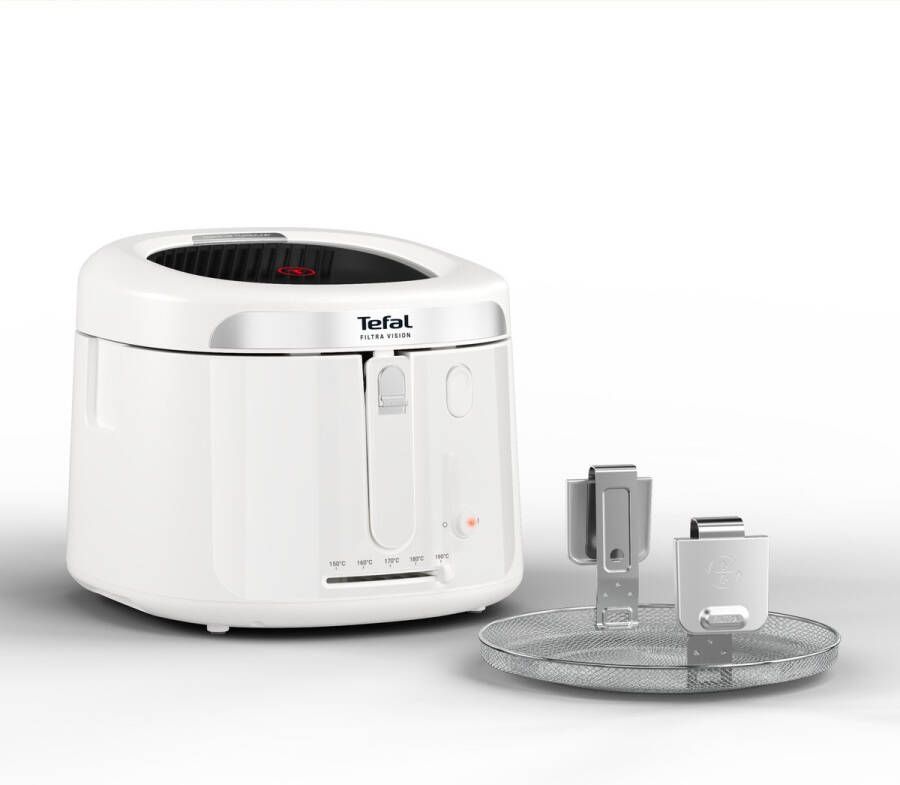 Tefal One New FF2541 Frituurpan 2.1L 1900W Filtra Vision Tot 4 Personen Wit