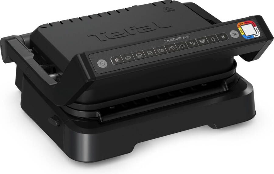 Tefal OptiGrill 2in1 GC7728 OptiGrill 2-in-1 GC7728 intelligente grill en bbq zwart - Foto 2