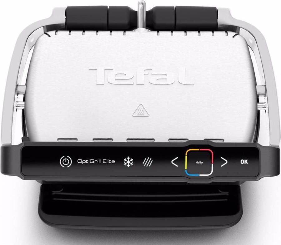 Tefal OptiGrill Elite GC750D Intelligente Contactgrill 12 Automatische Programma's Digitale grillassistent Gaarheidsindicator Boostfunctie voor grillstrepen 2000W RVS - Foto 8