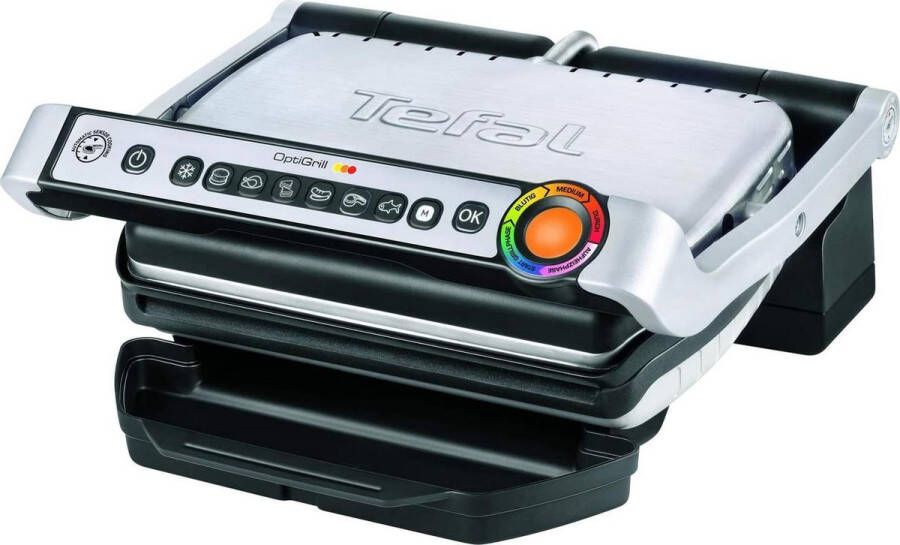 Tefal Contactgrill OptiGrill 6 automatische programma's één handmatig programma