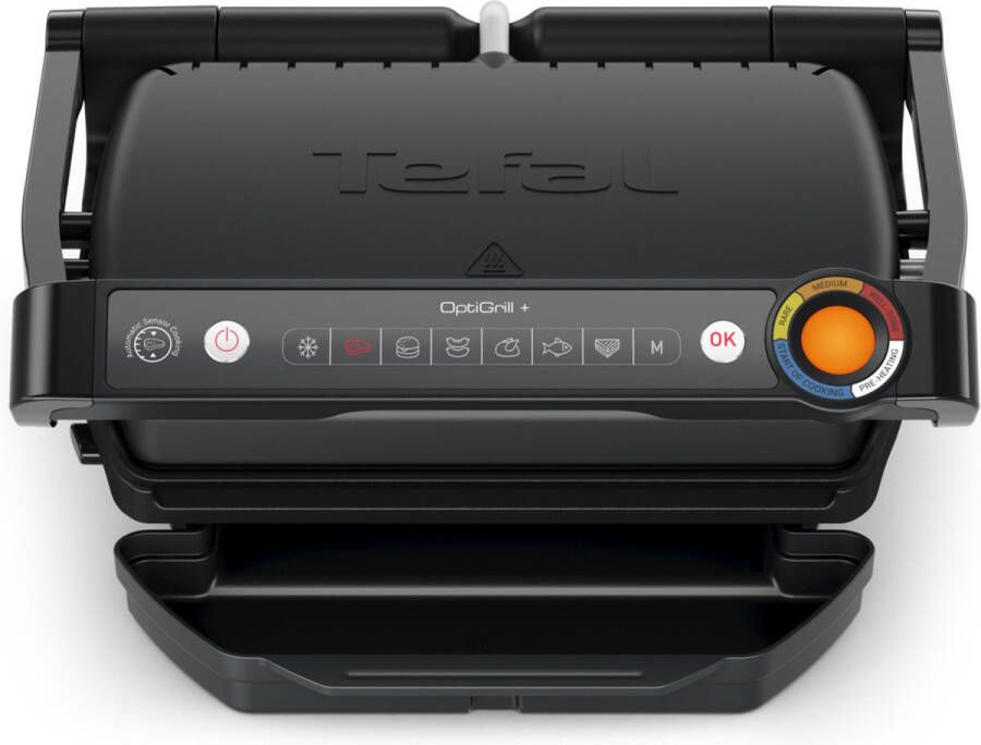 Tefal OptiGrill+ GC7178 Intelligente Contactgrill 2000W Zwart