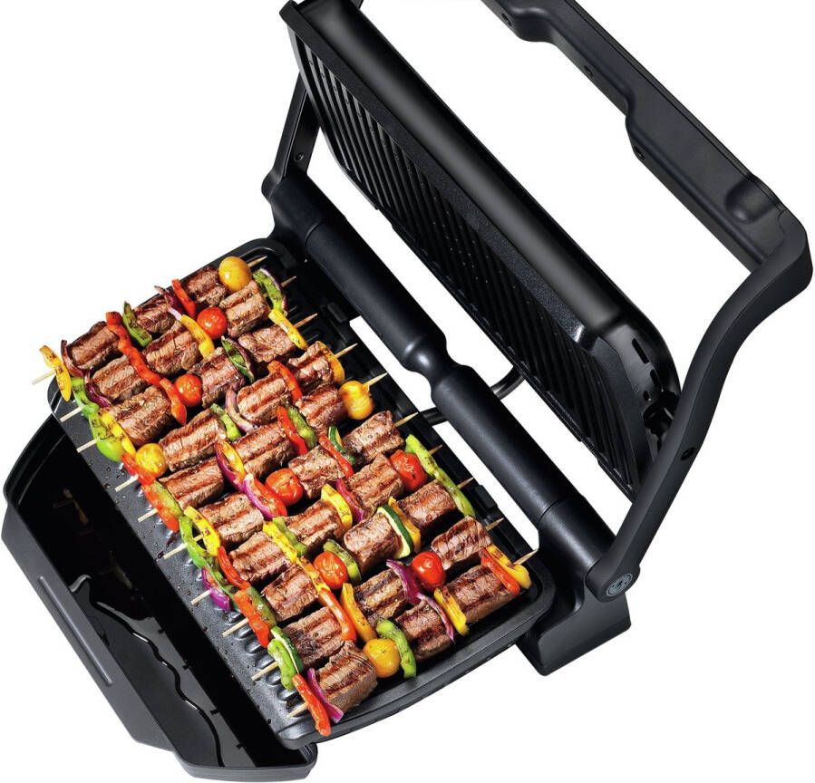 Tefal Optigrill+ XL GC 7228 Intelligente Contactgrill Groot grilloppervlak 9 automatische kookprogramma s 2000W Zwart - Foto 3
