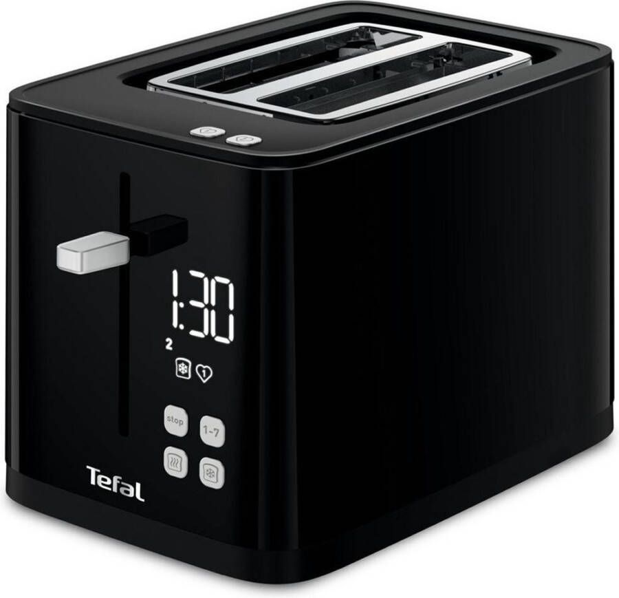 Tefal Smart & Light TT6408 Broodrooster 7 Bruiningsniveaus LED Display Voor Brede Sneetjes - Foto 2