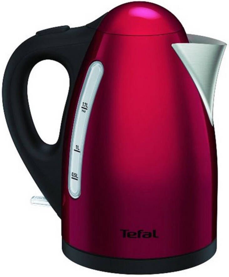 Tefal snoerloze waterkoker 1 7l 2400w rood ki110511