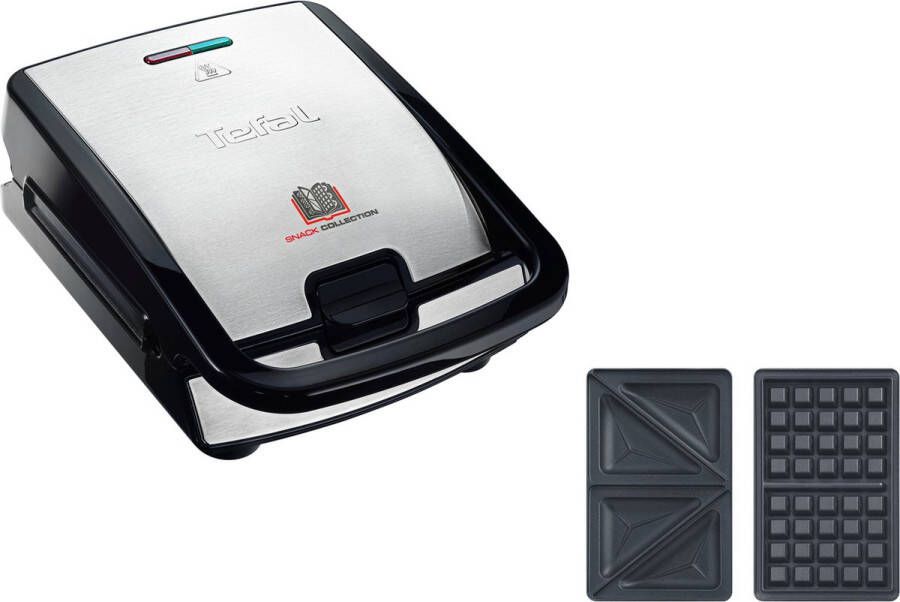 Tefal 2-in-1-combi-wafelijzer SW852D Snack Collection platen met antiaanbaklaag geschikt voor de vaatwasser vele functies - Foto 10