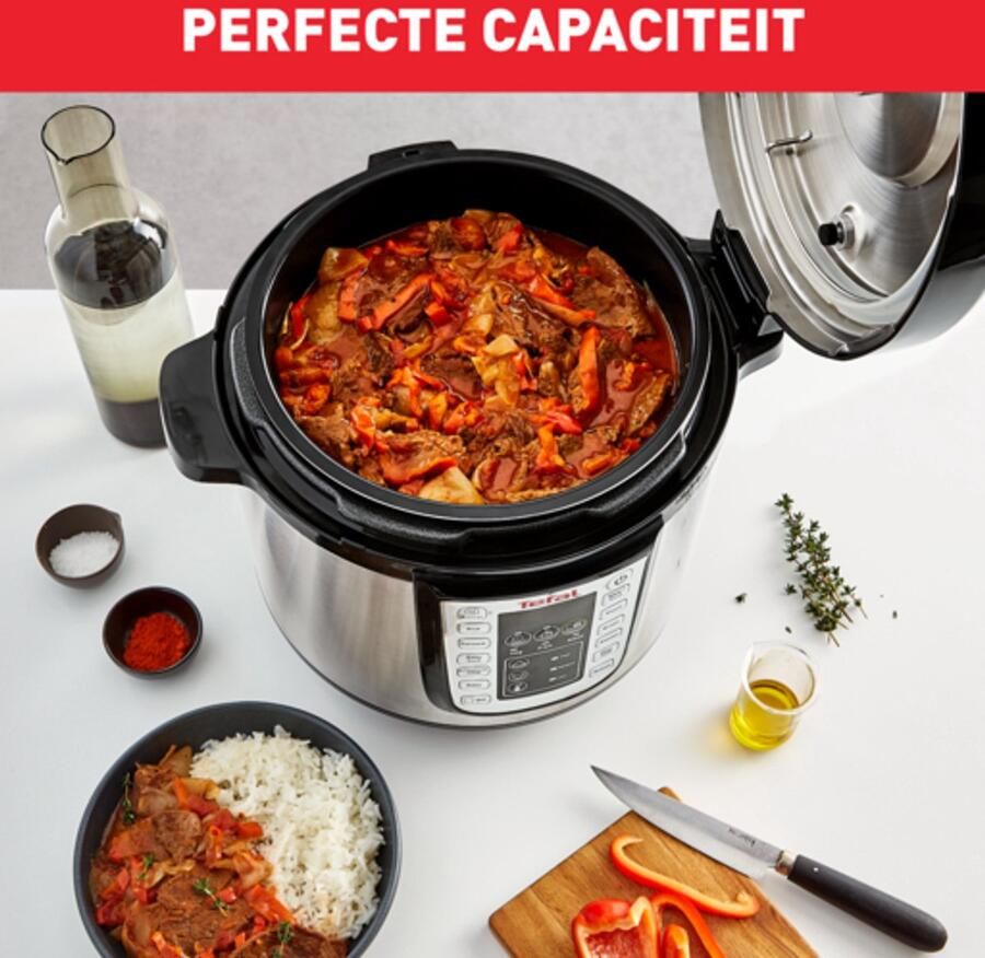 Tefal All-in-One CY505E Multicooker Slowcooker Snelkookpan 6L Digital Timer - Foto 2