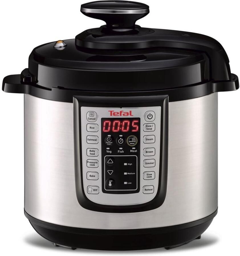 Tefal All-in-One CY505E Multicooker Slowcooker Snelkookpan 6L Digital Timer - Foto 4