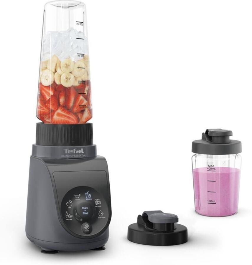 Tefal Blend Up BL1EHB Blender Inclusief 2 drinkflessen 800 W 6 programma's