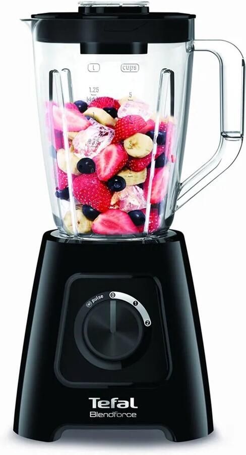 Tefal BlendForce II BL4208 Blender 1.25L 600W Kunststof Kom Voor Smoothies en Soepen