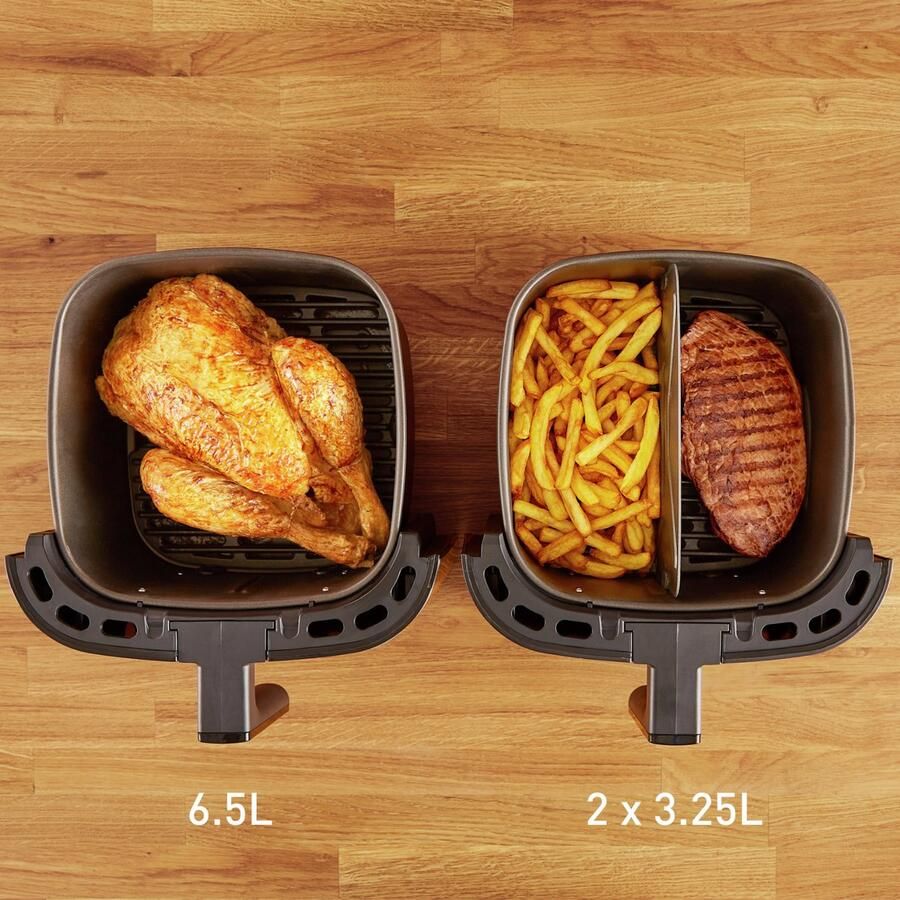 Tefal Easy Fry & Grill XXL EY801D 2-in-1 Airfryer 6 5L Grillfunctie Voor 6 Personen RVS - Foto 2