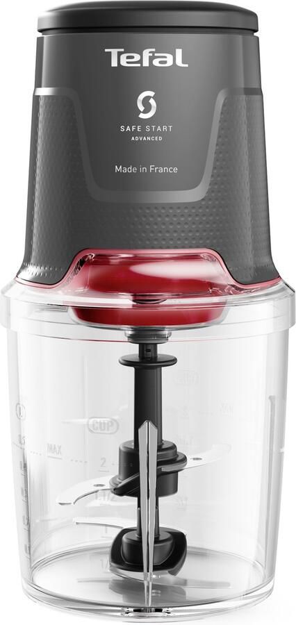 Tefal Easy Press MQ740H Hakmolen 500 ml 4 messen 2 Snelheden Geschikt voor Groenten en Vlees