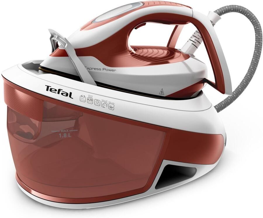 Tefal Express Power SV8110 Stoomgenerator 6.3 Bar 120 g min Stoomafgifte Anti-Kalk Snel Opwarmen