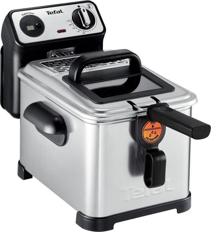Tefal FR5191 Filtra Pro Friteuse 4L 3000W RVS Zwart
