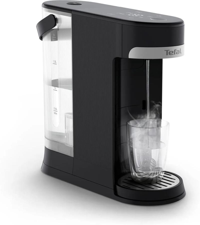 Tefal Instant Hot Water BR3508E0 Heetwaterdispenser Instant Waterkoker 2L Instelbare Temperatuur en hoeveeheid Compact Design