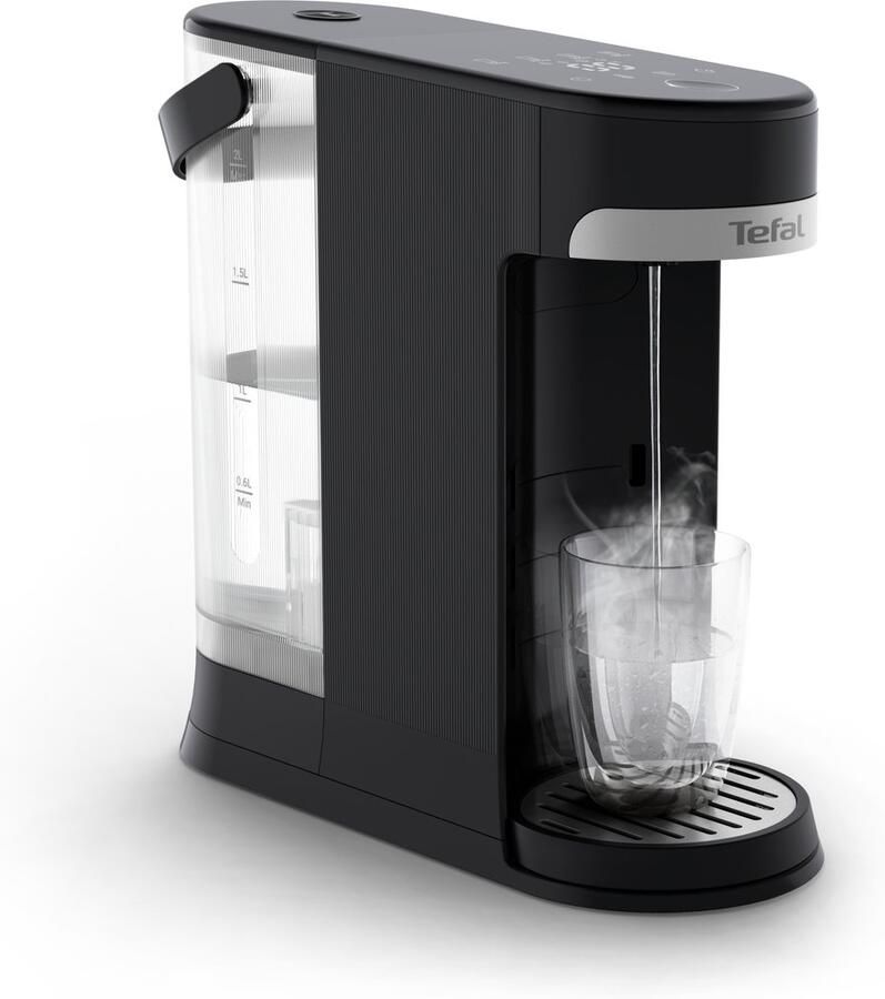 Tefal Instant Hot Water BR3508E0 Heetwaterdispenser Instant Waterkoker 2L Instelbare Temperatuur en hoeveeheid Compact Design