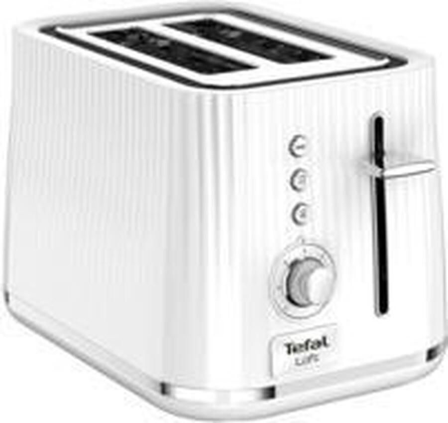 Tefal Loft TT7611 broodrooster 2 snede(n) Chroom Wit