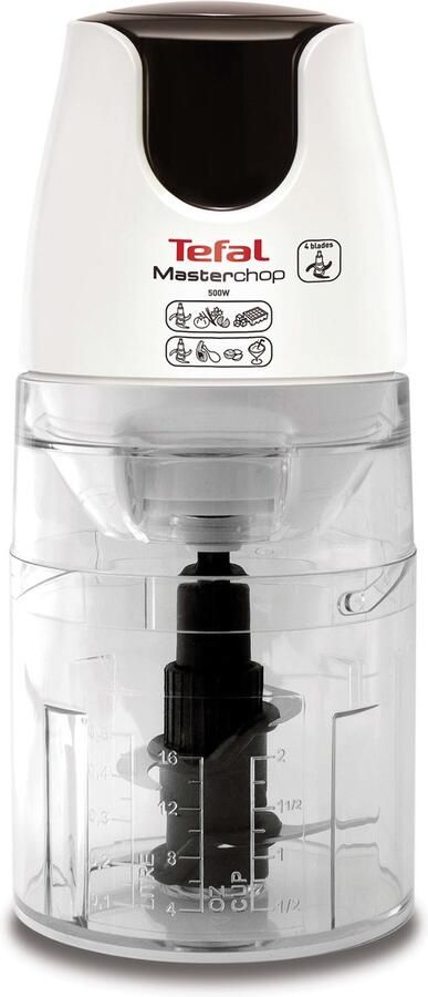 Tefal Masterchop Hakmolen Chopper Keukenmolen 500 ML Wit