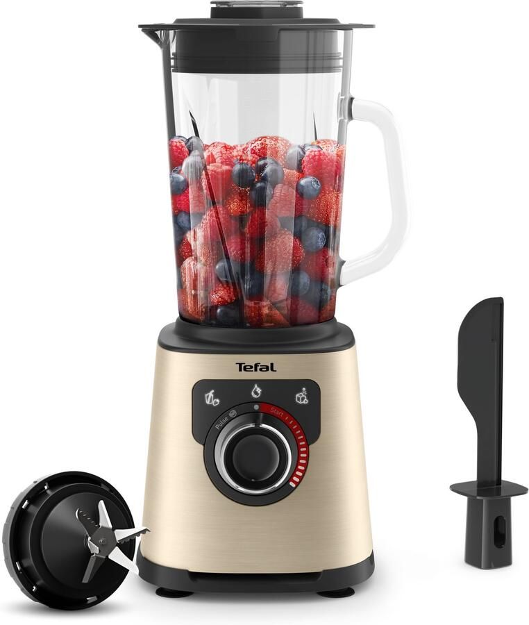 Tefal PerfectMix+ BL871A High-Speed Blender 1.5L 1200W Dune Voor Smoothies en IJscrushen