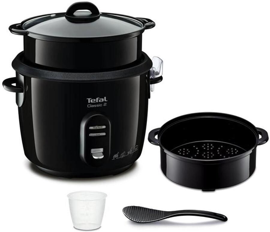 Tefal RK1038 Rijstkoker 1 8 L Geschikt voor Grote Porties Automatische Warmhoudfunctie Uitneembare binnenpan met anti-aanbaklaag