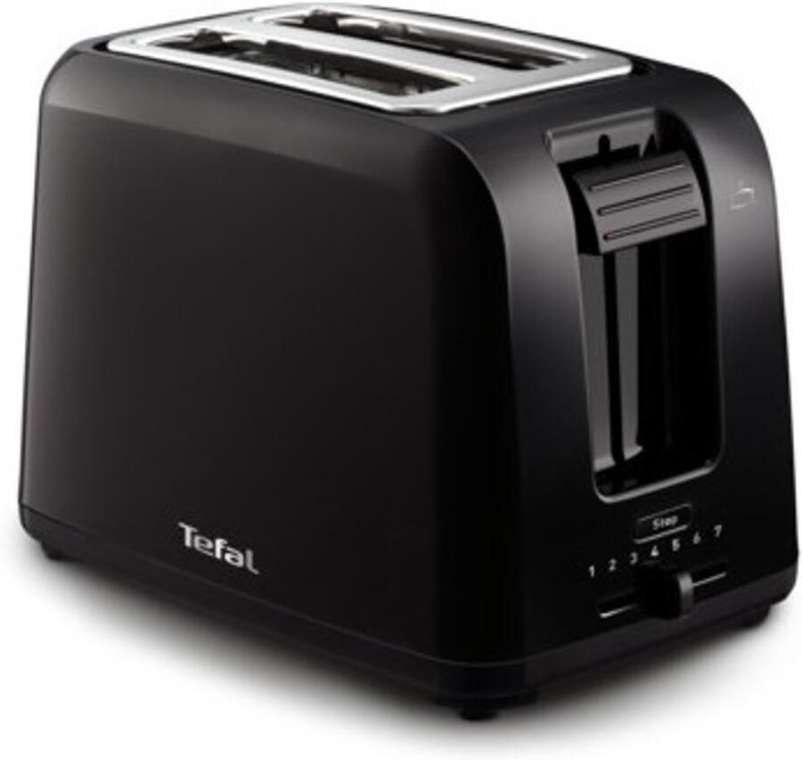 Tefal TT1A18 7 2 snede(n) 800 W Zwart Roestvrijstaal