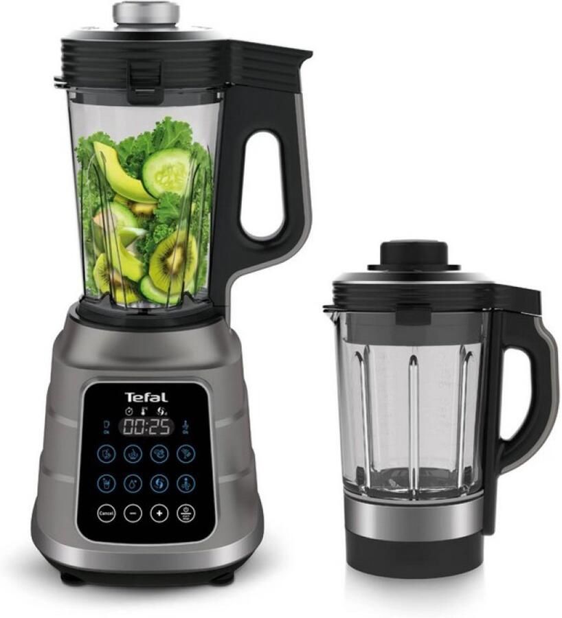 Tefal Ultrablend Boost Blender 1300W Vacuümtechnologie 10 Programma's Glazen & Tritan Kan