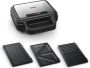 Tefal Sandwichmaker SW383D Ultracompact 3-in-1 sandwich-wafel-panini combigericht - Thumbnail 1