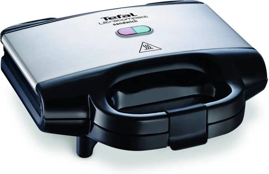 Tefal Ultracompact SM1572 Tosti apparaat & grill Anti-aanbakplaten Compact Formaat Controlelampje Verticaal Opbergen 700 W