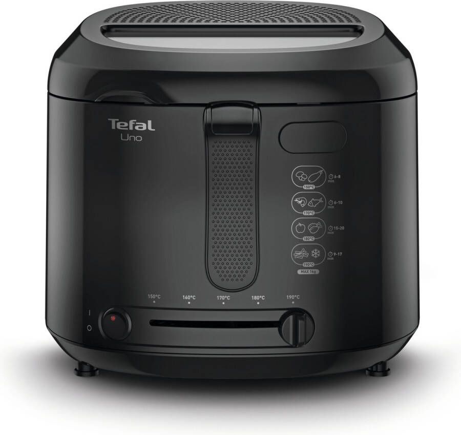 Tefal Uno FF2038 Friteuse 1 kg inhoud Zwart