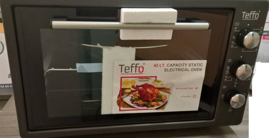 Teffo Bakoven Dubbel Glas Vrijstaande Oven L 42L Met timer 50 60Hz 3 niveaus - Foto 1