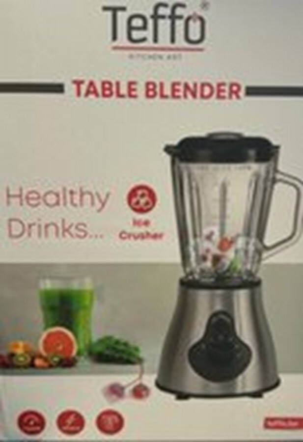 Teffo blender met Ice Crush en Pulse 4 cups 5 speeds 400W 1 5 L