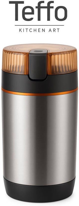 Teffo Elektrische Koffiemolen Koffiemaler 200W Kleine Koffie Grinder Bonenmaler