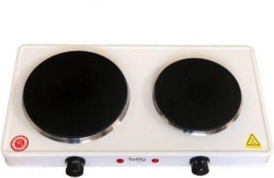 Teffo Elektrische Kookplaat 2 Platen Vrijstaand 2 pits