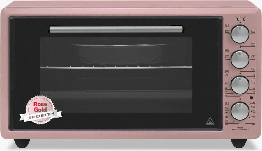 Teffo elektrische oven vrijstaand 50 liter roze - Foto 1