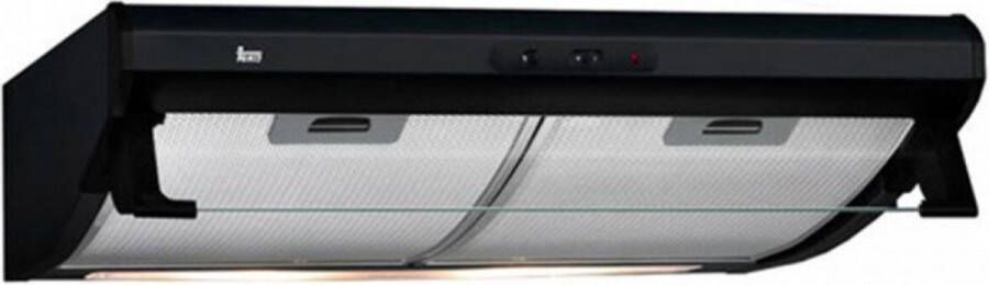 Teka Conventionele Afzuigkap C6420BK 60 cm 375 m3 h 73 dB 316W Zwart Roestvrij staal