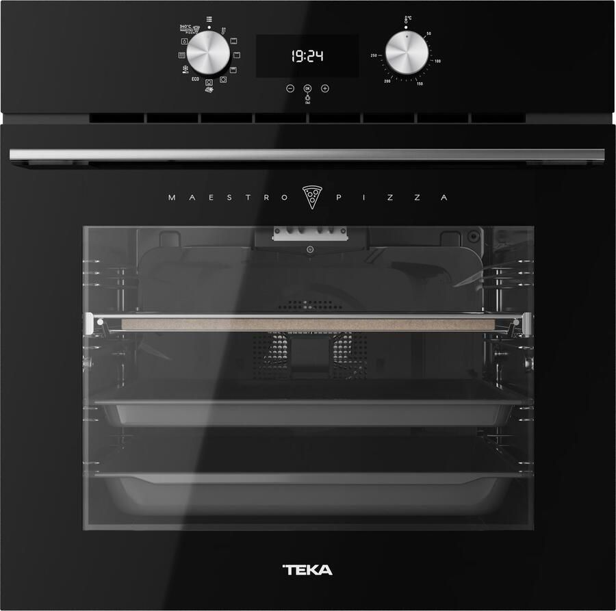 Teka inbouw multifunctionele oven 70l 60cm zwart pyrolyse hlb8510p - Foto 2