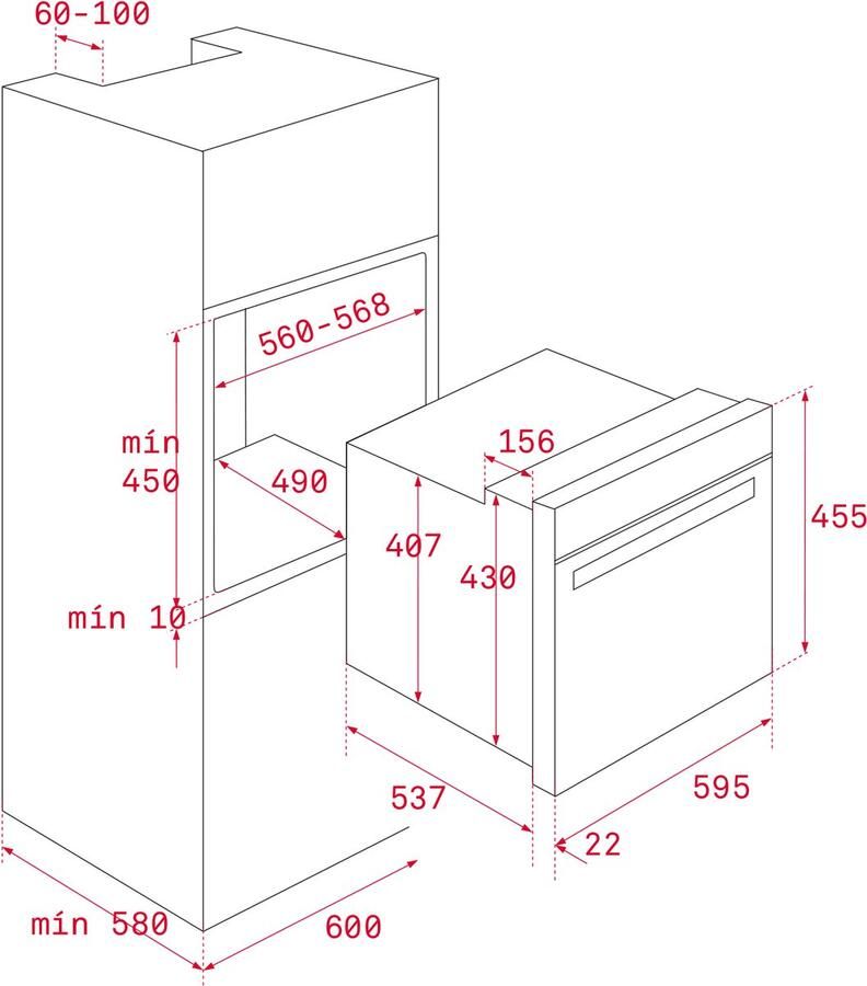 Teka Veelzijdige Oven HLC8400WH 44 L 1400W A+