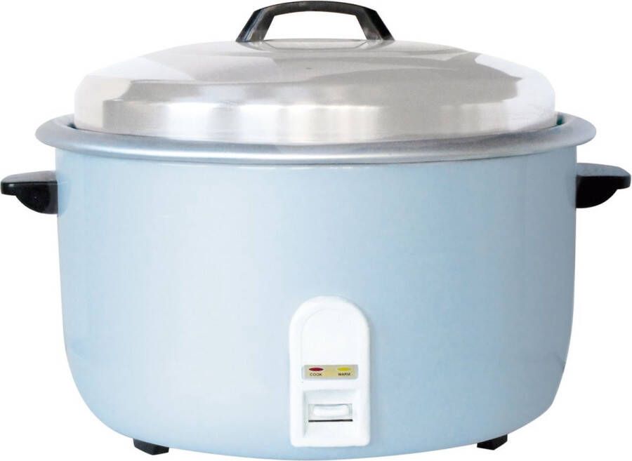 Tellier Professionele elektrische rijstkoker geschikt voor 10kg rijst lichtblauw - Foto 1