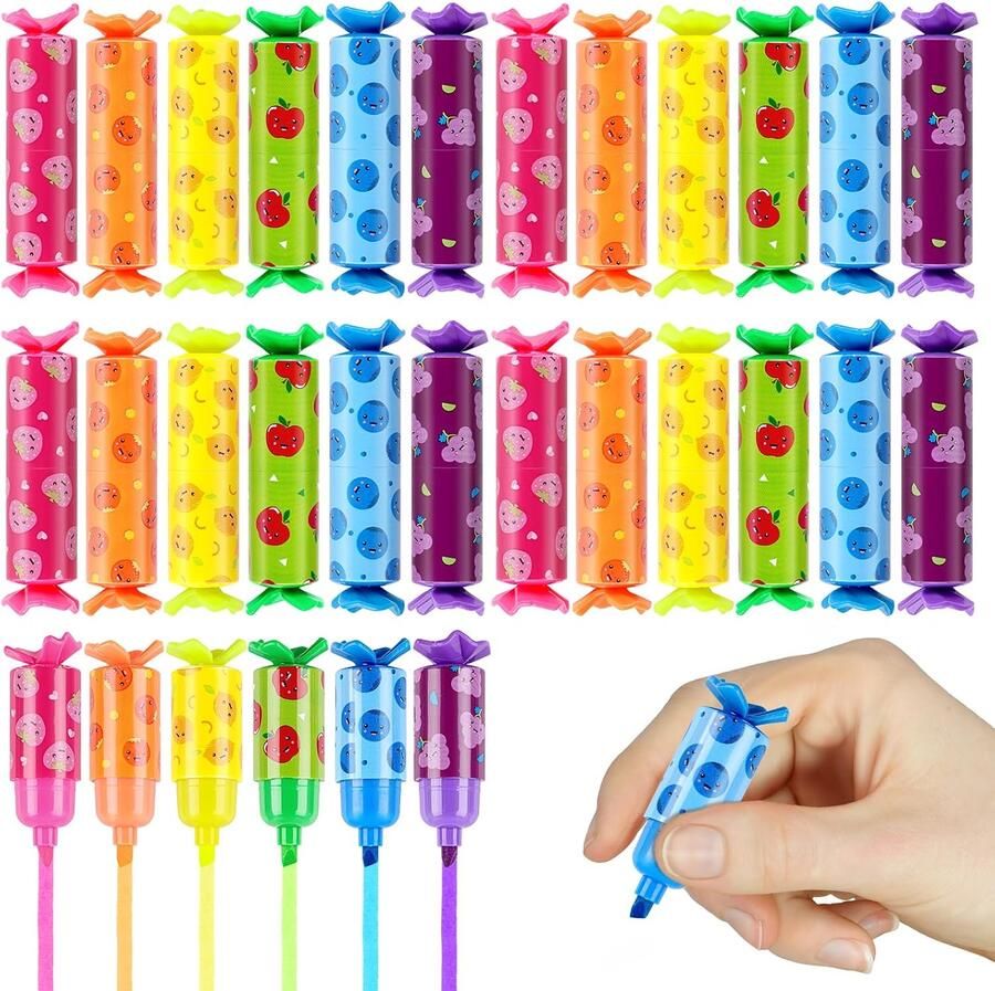 Textmarker 24 stuks voor kinderfeestjes