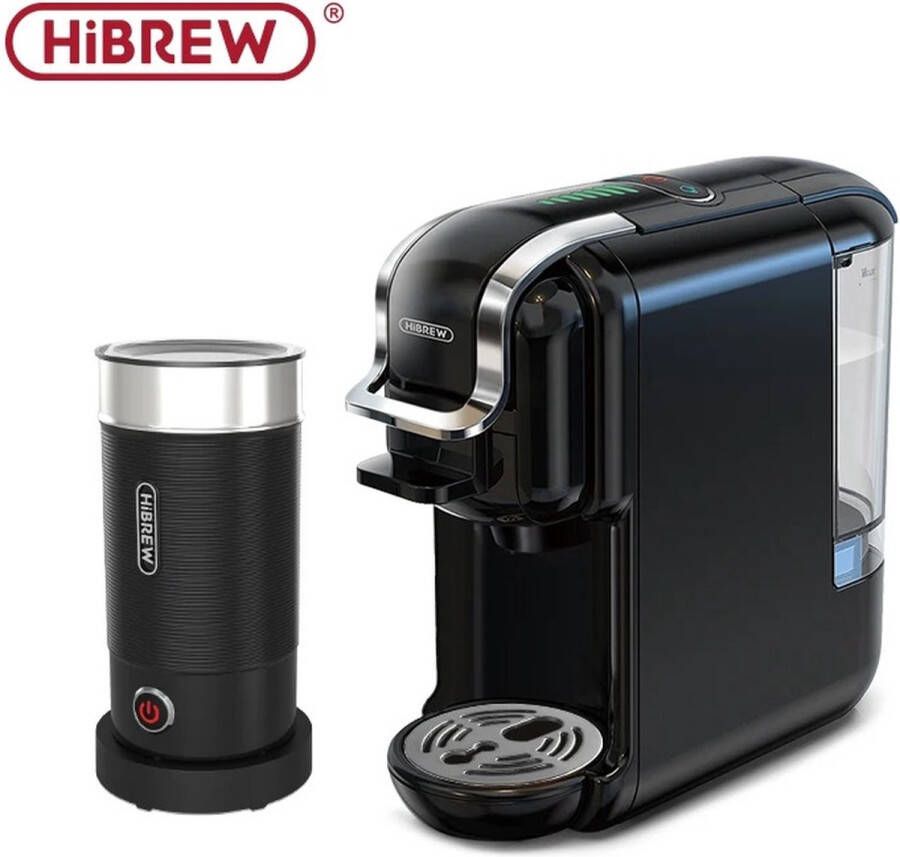 Thewooshop 5 in 1 koffiezetapparaat Senseo – Koffiemachine – Meerdere Capsules – Koffiepadmachine Heet Koud – 19Bar – 1450W – Zwart