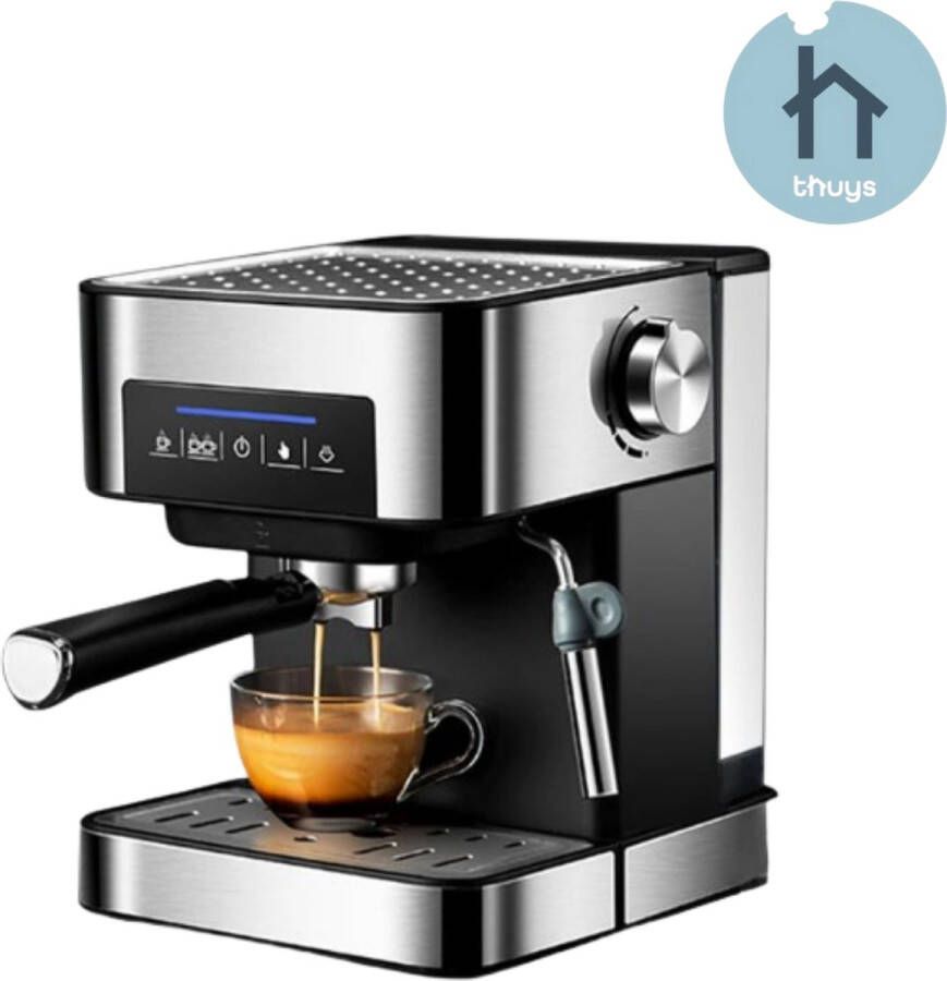 Thuys Espressomachine Handmatig Espresso Maker Espressomachine Met Koffiebonen Praktisch Stijlvol