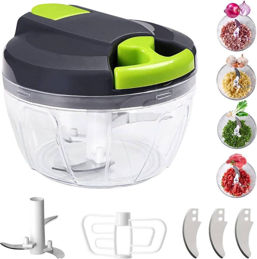 Hakmolen Food Processor Food Chopper Groentesnijder Hakmolens Groente Chopper Keukensnijder Etensnijder Keuken Accessoires