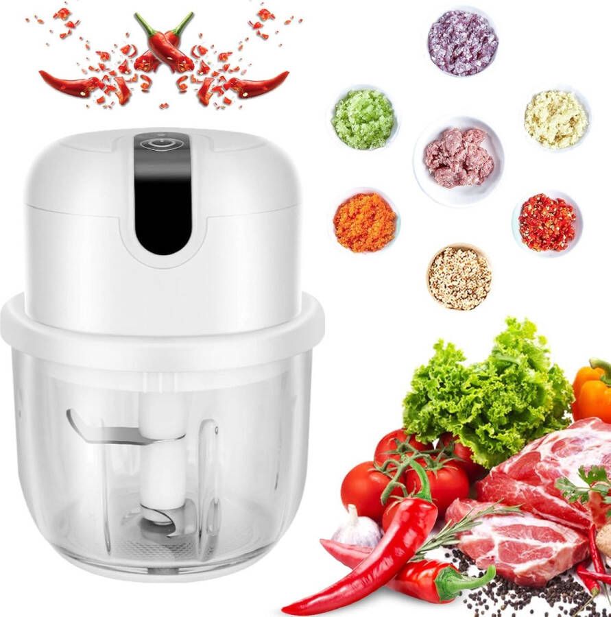 Hakmolen Food Processor Food Chopper Groentesnijder Hakmolens Groente Chopper Keukensnijder Etensnijder Keuken Accessoires