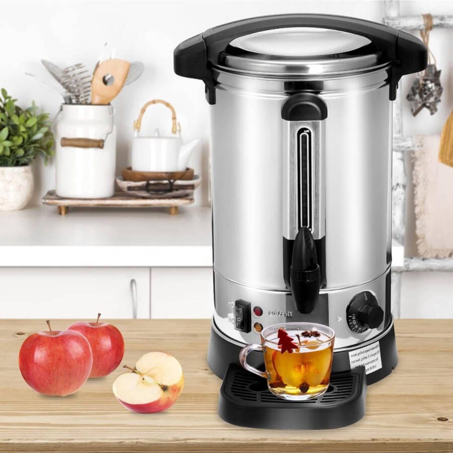 Thuys – Heetwaterdispenser – Luxe Instant Waterkoker – Met Tapkraan – Ook Voor Gluhwijn – 1500 W – 8.8 L inhoud