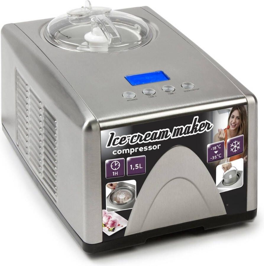 IJsmaker IJsmachine voor thuis IJsmachine zelfvriezend IJsmachine zelf vriezend IJs machine Zelfvriezende ijsmachine Zelfvriezende ijsmachine voor thuis!