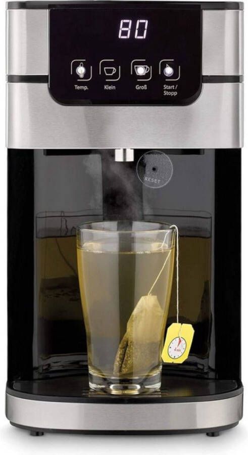 Thuys Luxe Heetwaterdispenser – Instant Waterkoker – Heetwatertap – Theemachine – Eenvoudige Bediening – Display – Zilver